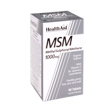 Health Aid MSM 1000mg Vegetarian 90 ταμπλέτες Health Aid MSM 1000mg Vegetarian 90 ταμπλέτες