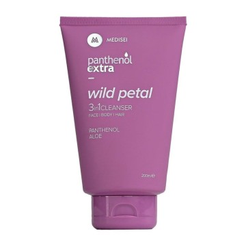 Panthenol Extra Wild Petal 3 in 1 Cleanser Shower Gel & Shampoo 200ml