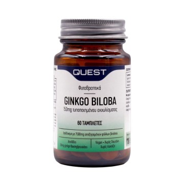 Quest Extrait de Ginkgo Biloba 150 mg, 60 Tabs
