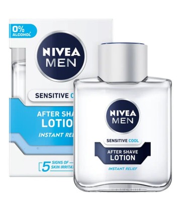 Nivea Men Sensitive Cool Lotion Après-Rasage Soulagement Instantané 100 ml -2 Euro