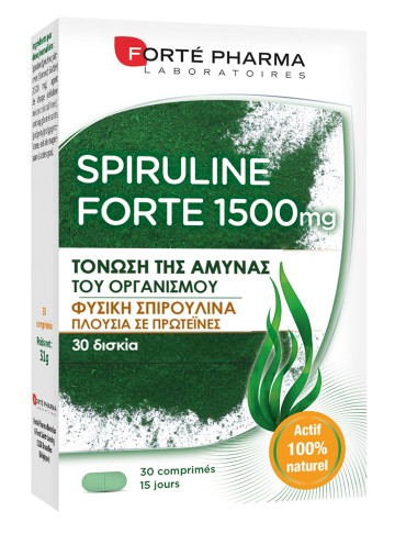 Forte Pharma Spiruline Forte 1500 Спирулина 30 таблетки
