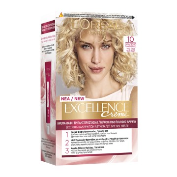 Краска для волос LOreal Excellence Creme No 10 светло-русый 48мл