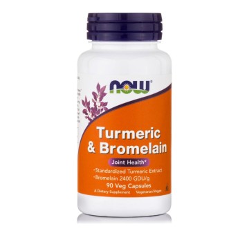 Now Foods Turmeric & Bromelain 90Veg Capsules Now Foods Turmeric & Bromelain 90Veg Capsules