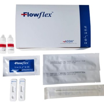 Test rapide d'antigène Acon FlowFlex SARS-Cov-2 avec échantillon nasal 25 pièces