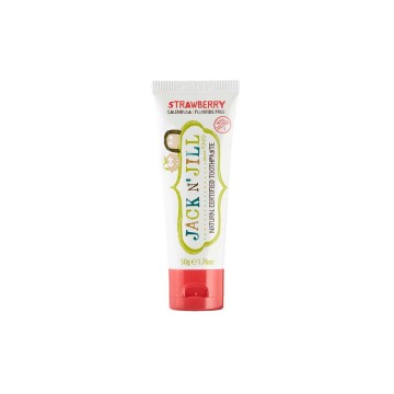 Jack N Jill Natural Certified Toothpaste Strawberry 6m+, 50g