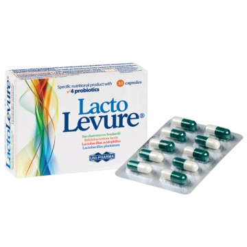 Uni-Pharma Lacto Yeast Пищевая добавка с 4 пробиотиками, 10 капсул