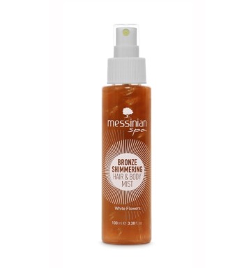 Messinian Spa Bronze Shimmering Hair & Body Mist White Flowers, 100ml