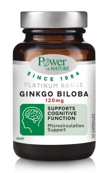 Power Health Platinum Range Ginkgo Biloba 120mg, 30 Caps