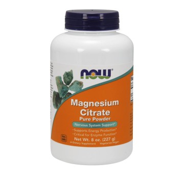 Now Foods Magnesium Citrate Pure Powder 227gr Now Foods Magnesium Citrate Pure Powder 227gr