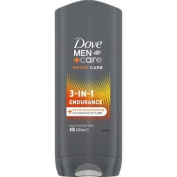Dove Men+Care 3-In-1 Endurance Shower Gel for Body And Face Wash 400ml