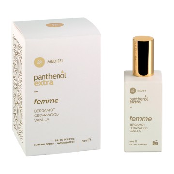Panthenol Extra Femme Eau de Toilette Bergamote Cèdre Vanille Parfum Femme 50 ml