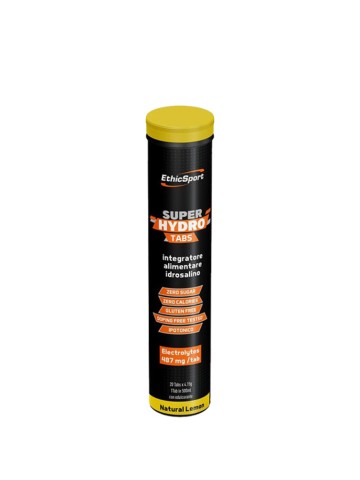 EthicSport Super Hydro Tabs Natural Lemon 20 Αναβράζοντα Δισκία