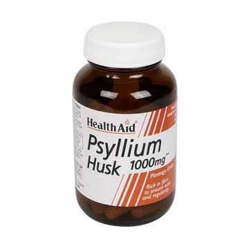 Health Aid Psyllium Husk 1000 mg 60 gélules