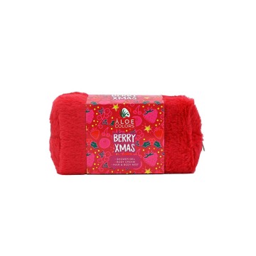 Aloe Colors Promo Berry Xmas Bag με Shower Gel 250ml & Body Cream, ...