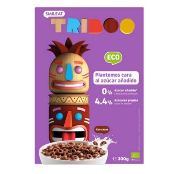 Smileat Cereali per Bambini Con Cacao Bio (Anelli) 300gr