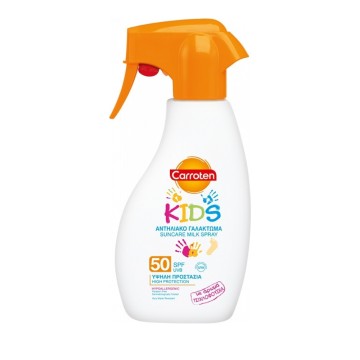 Carroten Spray solaire imperméable pour enfants pour le visage et le corps SPF50 300 ml