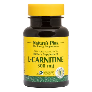 Natures Plus L-Carnitine 300 mg, 30Vcaps