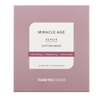 Thank You Farmer Miracle Age Repair Cotton Mask Подхранваща тъканна маска за лице 25 ml