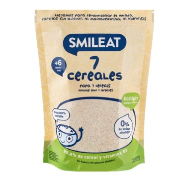 Smileat Бебешки крем 7 зърнени храни 200гр Bio +6M