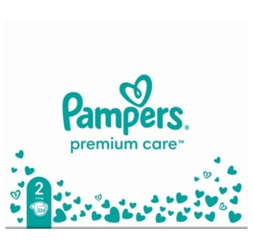Pampers Premium Care No 2 за 4-8 кг месечно 224 бр