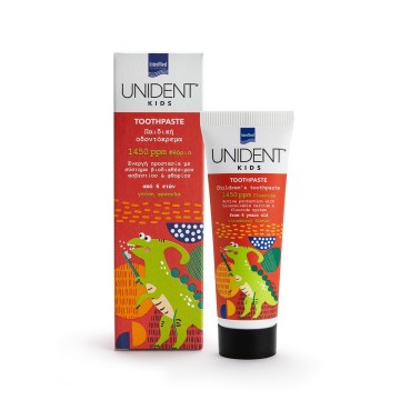 Intermed Unident Kids Toothpaste 1450ppm Φράουλα 6 Ετών+, 50ml Intermed Unident Kids Toothpaste 1450ppm Φράουλα 6 Ετών+, 50ml