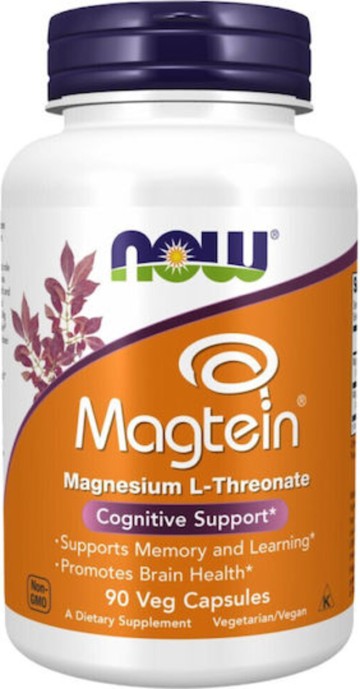 Now Foods Magtein, 90 Veg Capsules Now Foods Magtein, 90 Veg Capsules