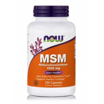 Now Foods MSM Joint Health Supplement 1000 mg 120 vegetarische Kapseln