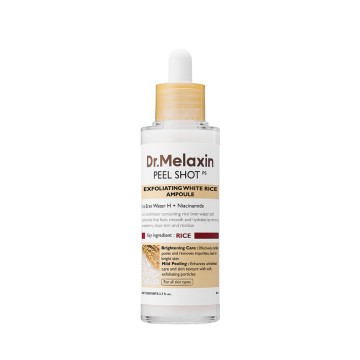 Dr.Melaxin Peel Shot Exfoliating White Rice Ampoule 80ml Dr.Melaxin Peel Shot Exfoliating White Rice Ampoule 80ml