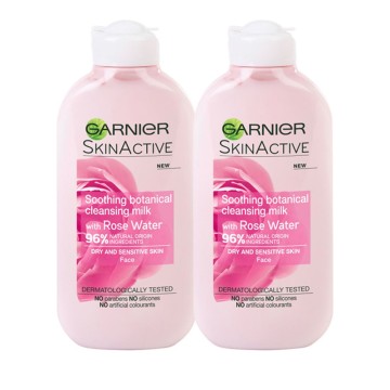Garnier Promo Skin Active Botanical Cleansing Milk Rose by Garnier 1+1 DHURATË 2x200ml