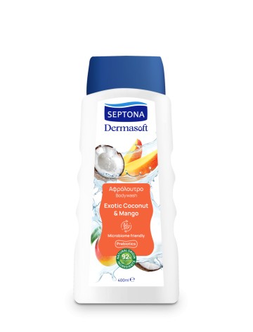 Septona Dermasoft Exotic Coconut & Mango Bodywash 400ml