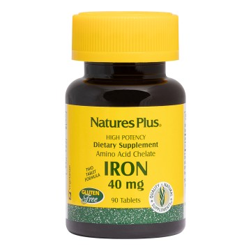Natures Plus Iron 40 mg 90tabs Natures Plus Iron 40 mg 90tabs