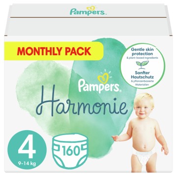 Pampers Monthly Harmonie No4 (9-14kg) 160τμχ