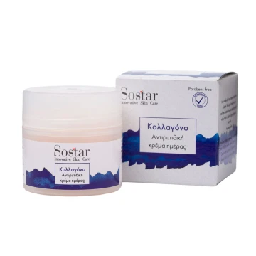 Sostar Focus Crème Visage Anti-Âge au Collagène 50 ml