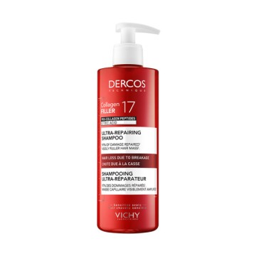 Vichy Dercos Collagen Filler 17 Ultra-Repairing Shampoo 390ml