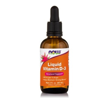 Now Foods Vitamin D3 Liquid (400IU)  2oz 60ml