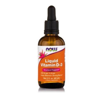 Now Foods Vitamin D3 Liquid (400IU) 2oz 60ml Now Foods Vitamin D3 Liquid (400IU) 2oz 60ml