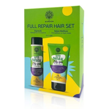 Set per capelli Garden Full Repair Shampoo per capelli grassi 250 ml e balsamo 150 ml