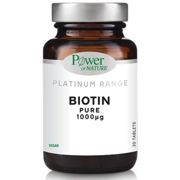 Power Health Platinum Range Hair Skin Biotin Pure 1000μg 30 Caps Power Health Platinum Range Hair Skin Biotin Pure 1000μg 30 Caps