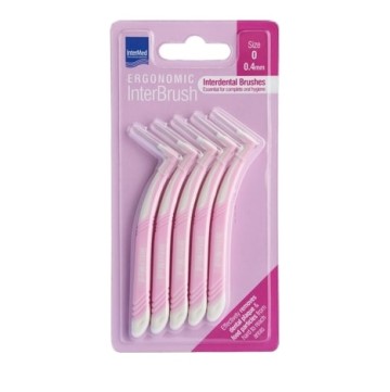 Intermed Ergonomic Μεσοδόντια Βουρτσάκια με Λαβή 0.4mm Ροζ 4τμχ Intermed Ergonomic Μεσοδόντια Βουρτσάκια με Λαβή 0.4mm Ροζ 4τμχ