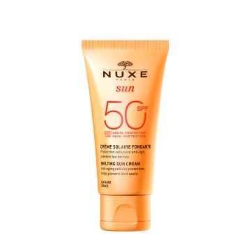 Nuxe Sun Melting Cream, Αντηλιακή Αντιγηραντική - Καφέ Κηλίδες Κρέμα Προσώπου SPF50, 50ml