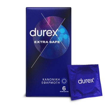 Durex Προφυλακτικά Extra Safe, 6 Τεμάχια Durex Προφυλακτικά Extra Safe, 6 Τεμάχια