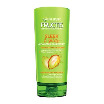 Garnier Fructis Sleek & Shine Conditioner Για Λείανση Μαλλιών που Φριζάρουν 200ml