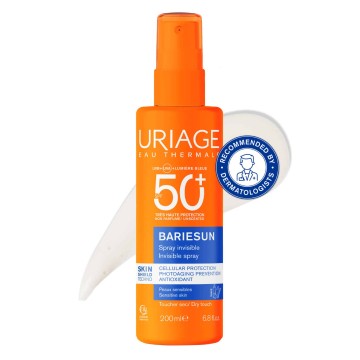 Uriage Bariesun Invisible Spray Unscented SPF 50+, 200ml