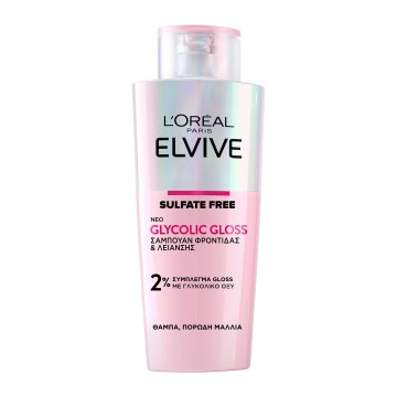 LOreal Paris Elvive Glycolic Gloss Σαμπουάν Φροντίδας & Λείανσης, 2...