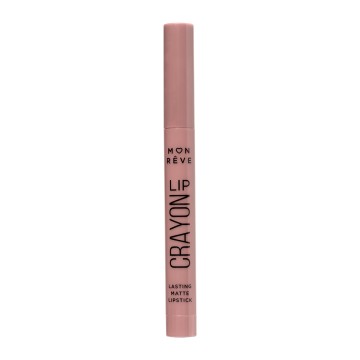 Mon Reve Lip Crayon, Μακράς Διάρκειας Ματ Lipstick 01 Latte