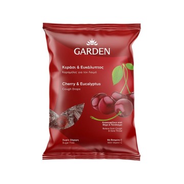 Garden Καραμέλες για τον Βήχα και τον Πονόλαιμο με Κεράσι & Ευκάλυπ...