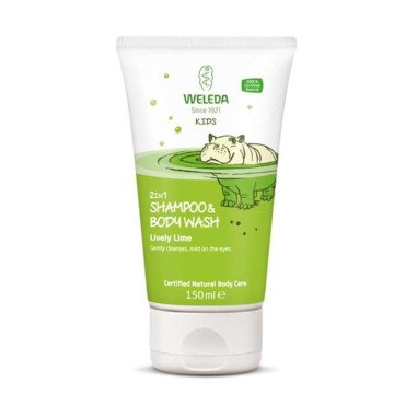 Weleda Παιδικό Αφροντούς & Σαμπουάν 2 σε 1 Δροσερό Μοσχολέμονο 150ml