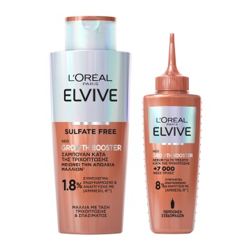LOreal Paris Promo Elvive Growth Booster Shampoo 200ml & Serum 102ml LOreal Paris Promo Elvive Growth Booster Shampoo 200ml & Serum 102ml