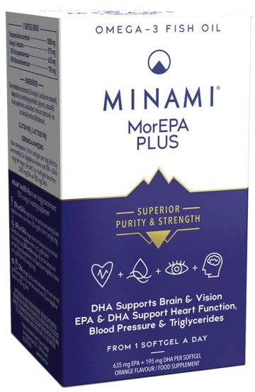 Minami MorEPA Plus, 30 меки капсули