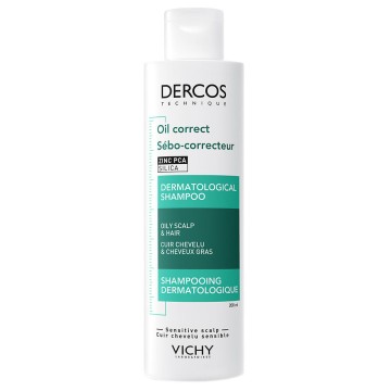 Vichy Dercos Sebum Control Shampoo 200ml Vichy Dercos Sebum Control Shampoo 200ml
